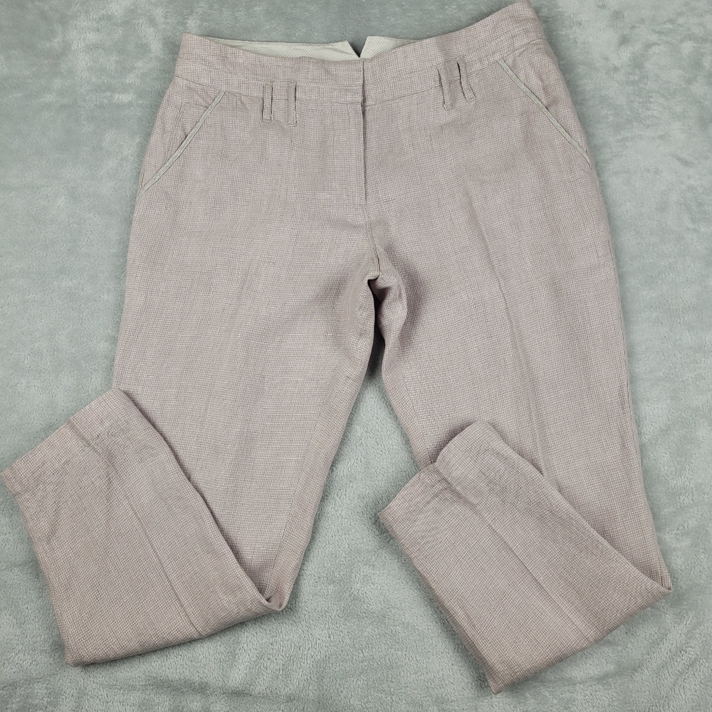 Wrap London Women's Linen Suit Set Blazer Pants Size 10 - Picture 10 of 16